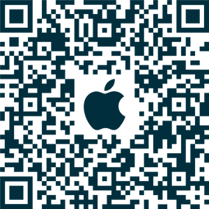 QR-Code, der zur photoTAN App der Commerzbank im Apple App Store verlinkt.