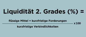 Liquditität 2.Grades-berechnen: Bei der Einzugsliquidität berücksichtigen Sie zusätzlich zu den liquiden Mitteln auch Ihre kurzfristigen Forderungen