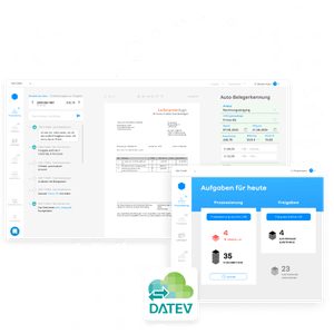 Candis Screen zum Datenexport